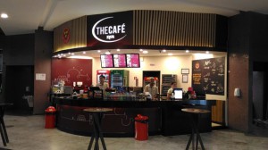 One of the five attractive The Cafe by DFA coffee shops now operating in Curitiba's Afonso Pena International Airport.
