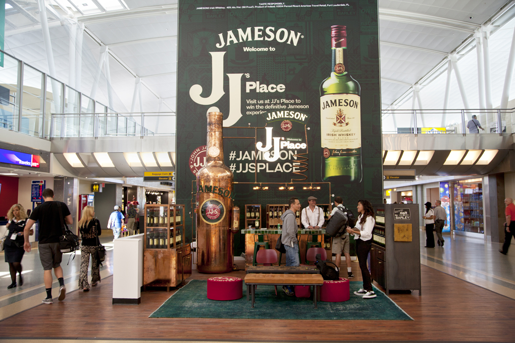 JCDecaux presented Pernod Richard with its 2015 award for the Best Campaign for Experiential in Airports for the Jameson campaign run in New York JF Kennedy International Airport and Miami International Airport last year. The activation had also been run in several European airports, according to Erwin Maldonado, VP Marketing at Pernod Ricard Americas Travel Retail. “The Jameson campaign we ran with JCDecaux was the most successful Pop-up for Pernod Ricard in terms of the number of visitors, tastings and digital noise that it created among consumers,” Maldonado tells TMI. “This Pop-up is a clear example of not only image but an engaging experience looking to entertain the passenger while they wait for their flights. “As a company it’s always motivating to get the recognition for your brand activations and an award is certainly a great recognition. Coming from such a prestigious partner as JCDecaux reinforces the job that Jameson is doing in looking for innovative ways to entertain its traveling consumers.” 