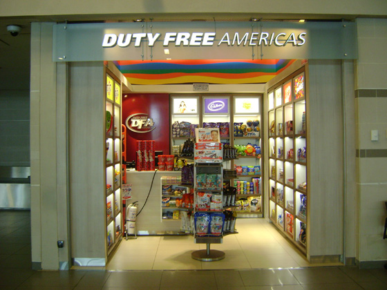 The DFA Chocolate Shops in Bogota’s El Dorado International Airport, one of four duty free stores it operates in the airport.