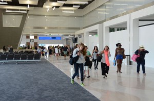 The new G concourse at FLL