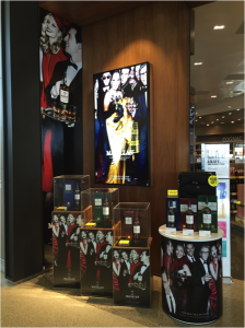 EWTRA featured the new visuals for The Macallan Masters of Photography edition by Mario Testino at Los Angeles International Airport's Tom Bradley International Terminal in September 